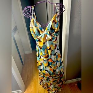 Abercrombie & Fitch Multicolor silk dress
